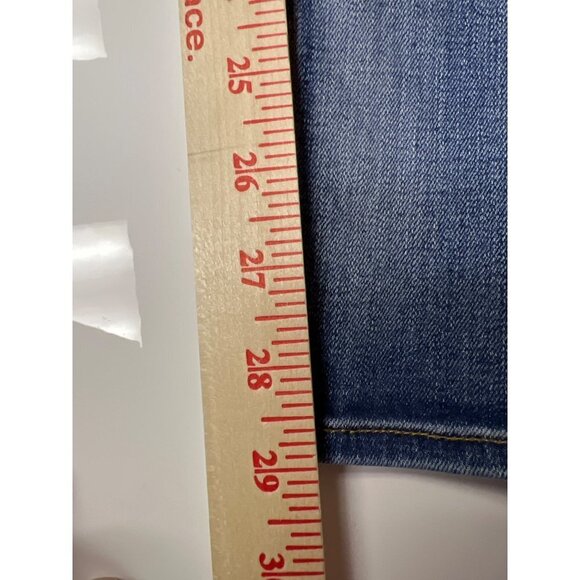 Rag & Bone Skinny Distressed Destroyed Denim Blue Jeans Women's Size 27 - Picture 9 of 13